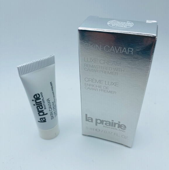 Pack of 5 Authentic La Prairie Skin Caviar Luxe Cream Travel Size 0.17oz 5ml - Picture 5 of 9